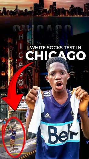 What if u try to wear white socks in Chicago streets