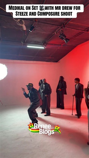 Medikal & Mr Drew on Set for 'Steeze and Composure' Shoot 🎥