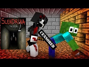 Monster School : SCARY SLENDRINA THE CELLAR CHALLENGE - Minecraft Animation
