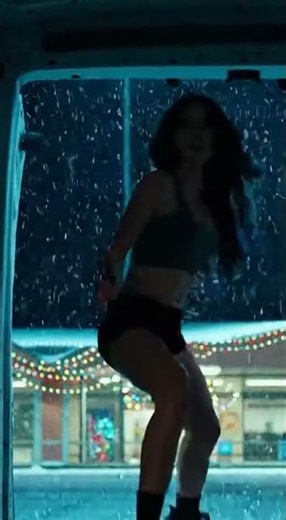 Brutal snow fight takedown! She fights back hard. #Action #FightScene #Horror