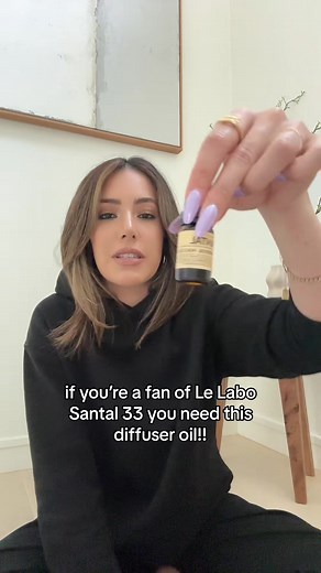 if you love Le Labo Santal 33, you need this diffuser oil! It smells identical and makes your home smell so good and luxe! #santal33 #santal33dupe #lelabodupe #homediffuser #diffuseroil #homemusthaves #santal33inspired #tiktokshop #lelabo