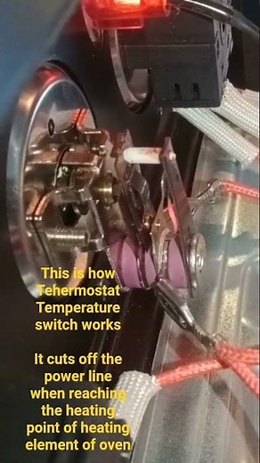 How does a Thermostat or temperature switch of oven toaster works? Must watch!