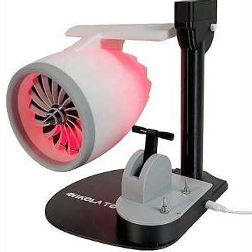 Jet Engine Fan Turbojet Model Kit | Desktop Aerospace Fan & Humidifier #amazonfinds #techgadgets