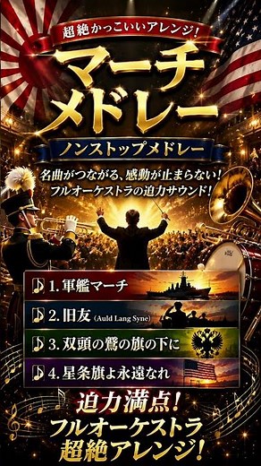 【超絶かっこいいショート版】マーチメドレー