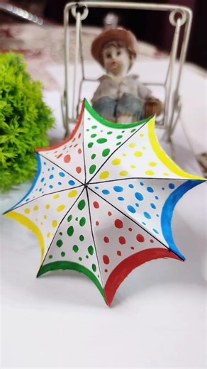 DIY Colourful Craft😍 #shorts #trending #viral #papercraft #diy #aesthetic #viralshorts #handmade#art
