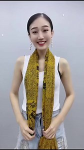 153K views · 2.1K reactions | #scarf #foryoupage #mask #style #tutorials #fakecollar #clothes #tie_cut | San sara Dance | Facebook