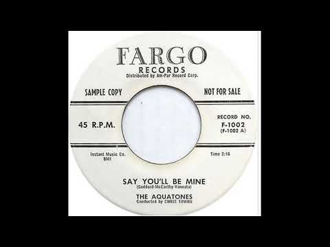 The Aquatones - Say you'll be mine - 1958