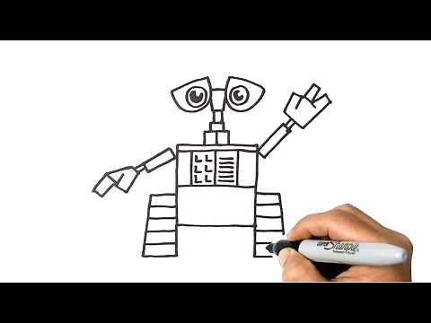 How to Draw WALL-E Easy Step by Step Drawing Characters
