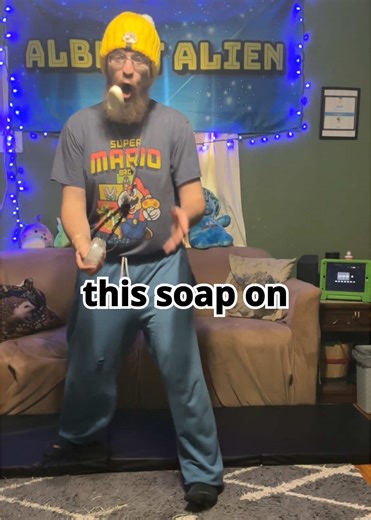 Can I bounce soap on a wheel #challenge #fun