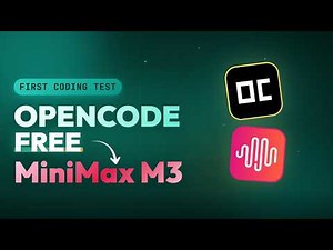 OpenCode + Minimax M3: 100% Free, 1 Million Context, Open Weight & More