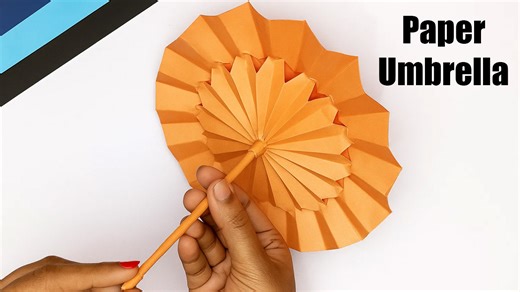 DIY Paper Umbrella Tutorial – Make a Working Mini Umbrella at Home