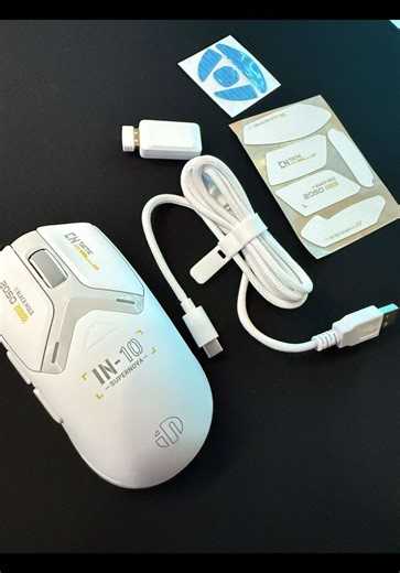 Inphic IN10p @inphic_life Equipped with PAW3395 & KP950B chip! Close shape with Logitech superlight - trimode gaming mouse - 8k Polling Rate - rgb effects - 60g - ips 650 - 50g acceleration #techtok #inphic #gamingmouse #gamingsetup #gamingperipherals #unboxing #itsjoztv #fyp #fypviralシ #viral #budolfinds