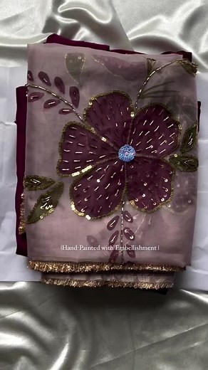 Hand Painted Dupatta and Handmade Dress Collection
