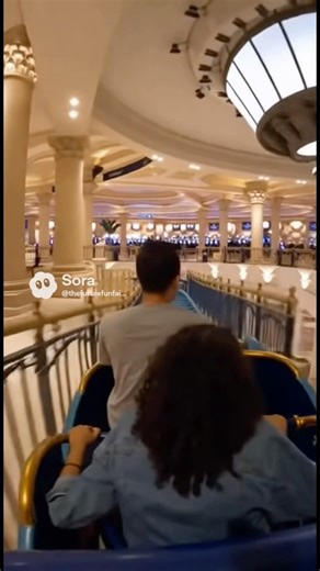 🥳 Experience the Impossible: Roller Coaster Ride INSIDE a Luxury Casino! AI art.