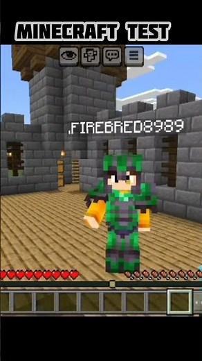 Minecraft text in Minecraft game.....