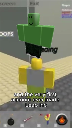 Who was the first Roblox user? #roblox #shorts