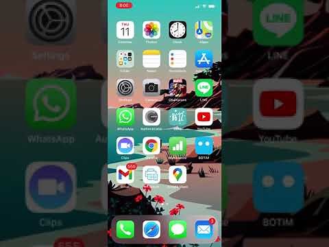 Recording iPhone or iPad's Screen showing Tap sign
