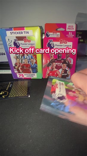 Kick off card opening #topps #sticker #collector #footballcards #soccer