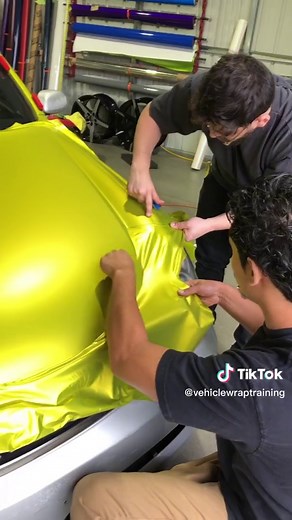 Students get to wrap an ENTIRE car in the 3 day training using 4 major wrap brands. #learn2wrap #carwrap #carwrapping