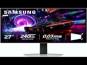Review: Samsung 27" Odyssey G8 QD-OLED (G81SF) | 4K 240Hz Gaming Monitor