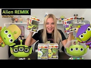 Alien Pixar Remix Funko Pops!!! Russell, Carl, Buzz Lightyear, and Zurg!!!