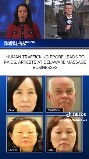 A human trafficking investigation led to raids at several massage businesses across Delaware and the arrests of four people on prostitution-related charges, police said. #news #delaware #news