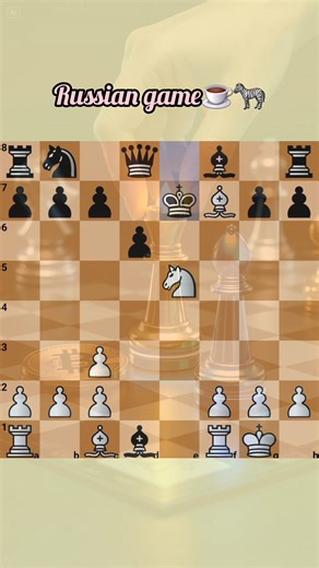 3.9K views · 30 reactions | Russian game☕煉 #chess #shorts | Beginner's Chess | Facebook