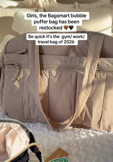 Discover the 2026 Bubble Puffer Travel Bag