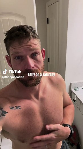 Tain hard. Dad harder. - #fitdad #dadtok #dadsthatlift #dadbod #dadmotivation #fitfather #lifeofdad