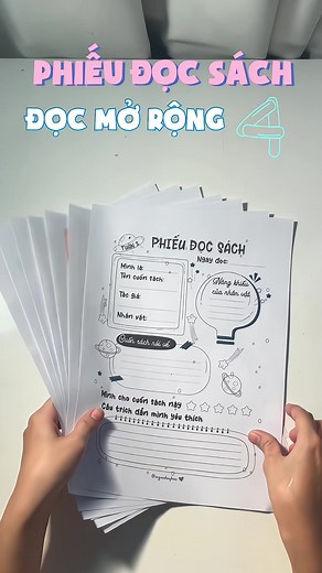 Trang Trí Phiếu Đọc Sách: Cách Vẽ, Trang Trí, Thiết Kế Phiếu Độc Đáo