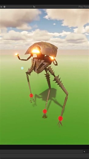 Tripod Walk Cycle #waroftheworlds #scifi #gaming