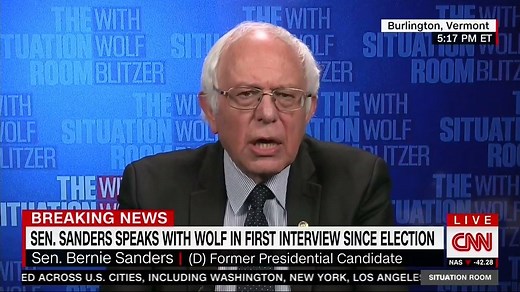 This is America and we are not going to throw out 11 million people in this country who are undocumented. We’re not going to turn against one of the largest religions in the world, people who are Muslim. We do not want to continue the attacks against women that were so prominent in Trump’s campaign. | U.S. Senator Bernie Sanders