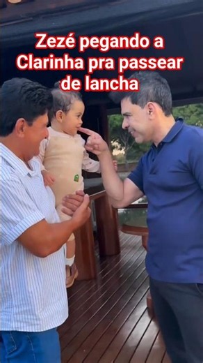 Zezé vai andar de lancha com a filha #shorts #gracielelacerdaoficial #zezedicamargo