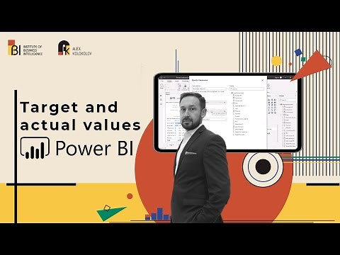 How to create target and actual values in Power BI | Creating measures