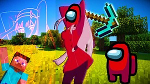 2 Phut Hon, but Among Us IMPOSTER in Minecraft – Zero Two dance TikTok MEME