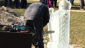Coldwater ice festival goes on despite unseasonable warmth