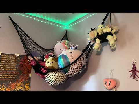How to Install a Bedroom Stuffed Animal Net #DIY #stuffedanimals #dadlife