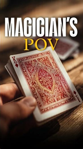 Magician’s POV With a Classic Bicycle Deck #shorts #cardistry