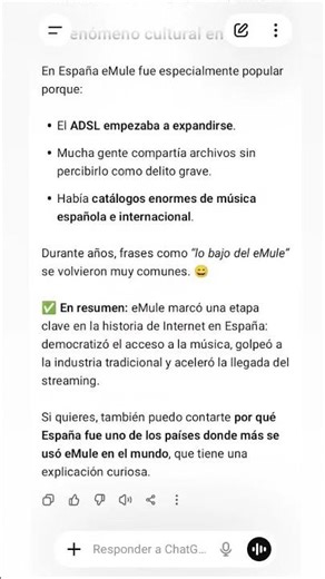 breve historia programa emule España