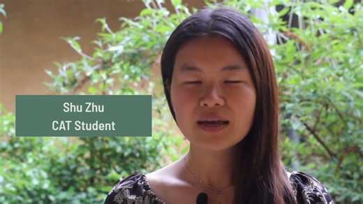 Earlier this year, at our Graduate School Symposium, we had a lovely catch-up with Shu, a current #CATstudent, about her experience of studying at CAT and her plans for the future. Inspired by Shu’s testimonial? There’s still time to begin your studies this September and apply for a CAT postgraduate course👇 https://cat.org.uk/graduate-school/apply/ | Centre for Alternative Technology