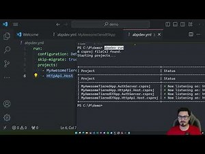 Using YML files with AbpDevTools