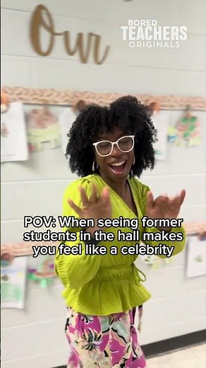 It literally feels like school star status. 🤩🏫