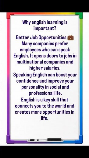 Why Learning English is Important | Benefits of English Language 🌍📚