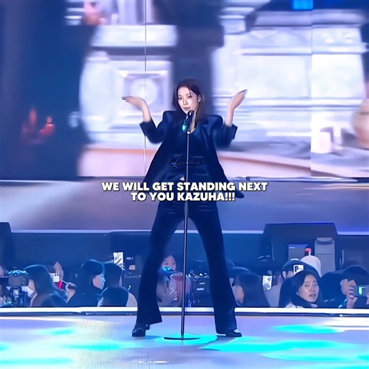 Which one is MORE iconic? #kpop #lesserafim #kazuha #jungkook #standingnexttoyou #loveshot