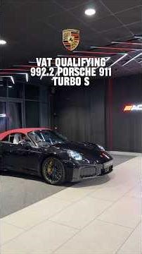JUST ARRIVED VAT Qualifying 992.2 New Model 26 Registration Porsche 911 Turbo S Convertible 💨