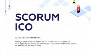 "Scorum" isometric explainer video