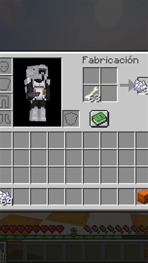 HOW TO MAKE / CRAFT BONE DUST IN MINECRAFT #short #gaming #minecraft #tutorial