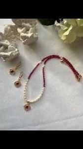 Creating a stunning ruby jewelry set just in couple minutes . #jewelry #handmadejewelry #ruby