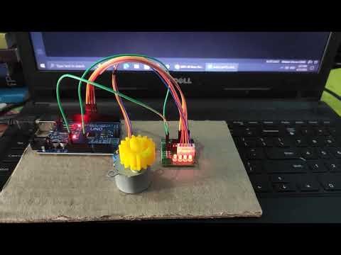 Stepper motor controlled by Arduino uno 