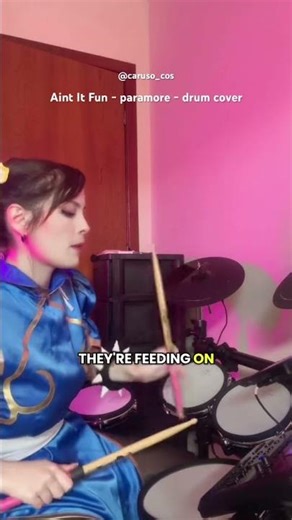Paramore - Aint It Fun _ drum cover by @caruso_cos